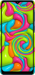 3D пластиковый матовый чехол Y2K Jelly Dream для Samsung Galaxy A02 A022G - 6780m-2260 изображение 