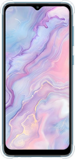 Силіконовий протиударний с посиленими кутами чехол Нежный мрамор для Samsung Galaxy A02 A022G - 6310sp-2260 изображение 