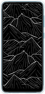 Силикон с усиленными углами чехол С изображением Темных гор для Samsung Galaxy A02 A022G - 6489sp-2260 изображение 