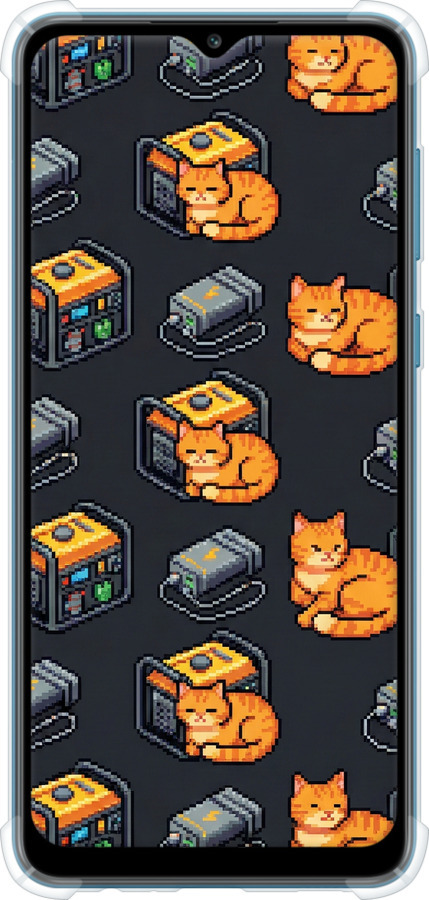 Силіконовий протиударний с посиленими кутами чехол Autonomous Zone для Samsung Galaxy A02 A022G - 6771sp-2260 изображение 