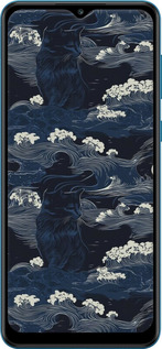 2D пластиковый чехол Морская тематика в стиле арт-деко для Samsung Galaxy A02 A022G - 6520t-2260 изображение 