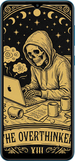 2D пластиковый чехол The Overthinker для Samsung Galaxy A02 A022G - 6774t-2260 изображение 