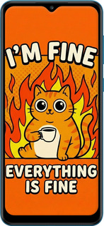 2D пластиковий чехол Funny Cat для Samsung Galaxy A02 A022G - 6786t-2260 изображение 