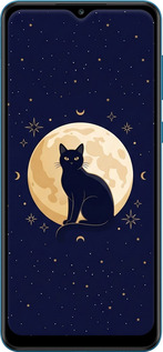 2D пластиковий чехол Cute Cat Celestial/Witchy для Samsung Galaxy A02 A022G - 6787t-2260 изображение 