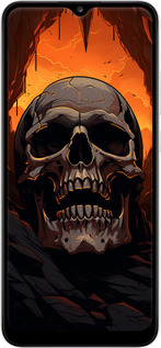 TPU чехол Череп в пещере для Samsung Galaxy A02s A025F - 5959b-2203 изображение 