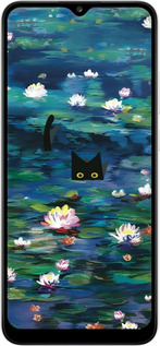 TPU чехол із зображенням водяних лілій та кішок для Samsung Galaxy A02s A025F - 6257b-2203 изображение 