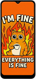 TPU чехол Funny Cat для Samsung Galaxy A02s A025F - 6786b-2203 изображение 