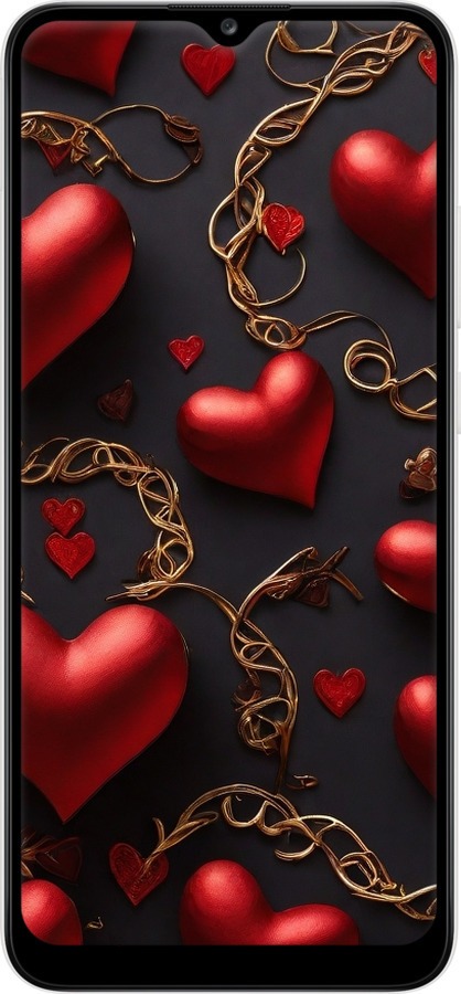 TPU чехол Сердечки для Samsung Galaxy A02s A025F - 5831b-2203 изображение 