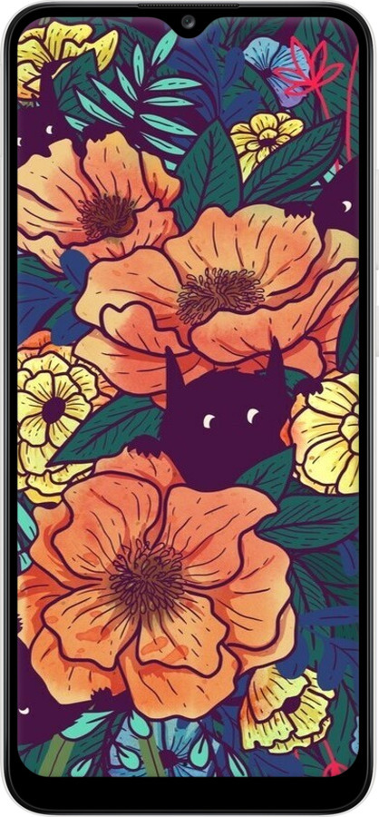 TPU чехол Із зображенням польових квітів для Samsung Galaxy A02s A025F - 6419b-2203 изображение 