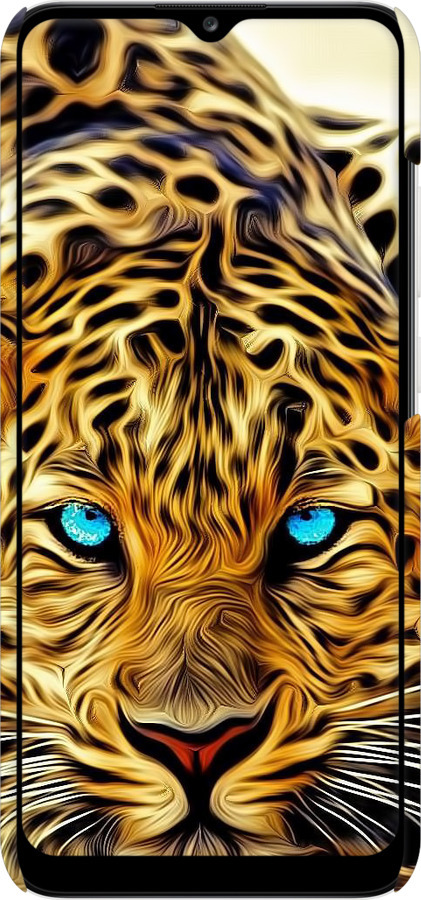 3D пластиковий матовий чехол Леопард для Samsung Galaxy A02s A025F - 6611m-2203 изображение 