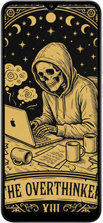 Силиконовый чехол The Overthinker для Samsung Galaxy A02s A025F - 6774u-2203 изображение 