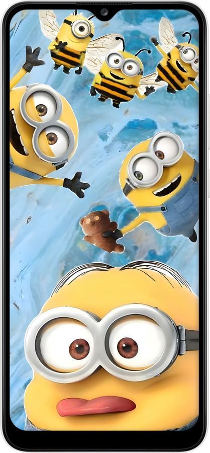 2D пластиковый чехол Миньоны для Samsung Galaxy A02s A025F - 6386t-2203 изображение 