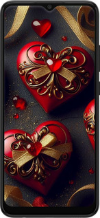 TPU чехол Сердечки v4 для Samsung Galaxy A03 A035F - 5834b-2499 изображение 