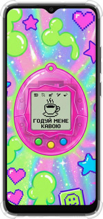 Силикон с усиленными углами чехол Y2K Aesthetic Retro Pet: Годуй мене кавою для Samsung Galaxy A03 A035F - 6784sp-2499 изображение 