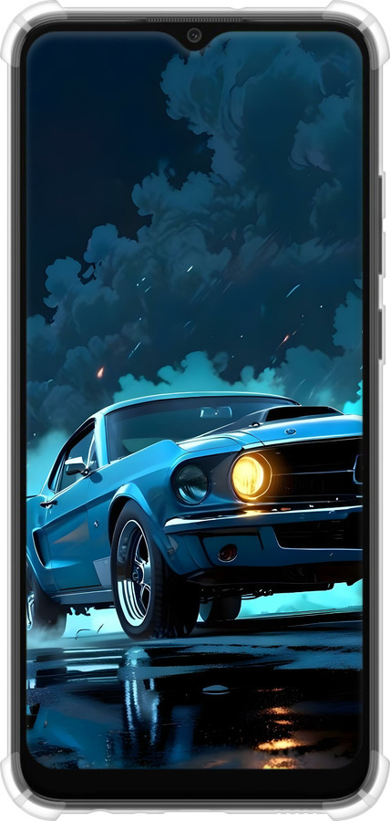 Силикон с усиленными углами чехол Форд мустанг для Samsung Galaxy A03 A035F - 6374sp-2499 изображение 