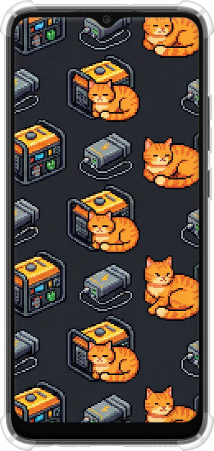 Силикон с усиленными углами чехол Autonomous Zone для Samsung Galaxy A03 A035F - 6771sp-2499 изображение 