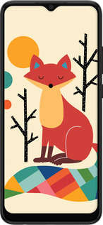 Силиконовый чехол Rainbow fox для Samsung Galaxy A03 A035F - 4010u-2499 изображение 