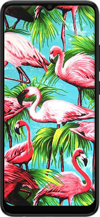 Силиконовый чехол Tropical background для Samsung Galaxy A03 A035F - 4016u-2499 изображение 