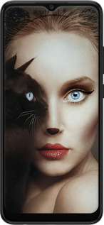 Силиконовый чехол Взгляд женщины и кошки для Samsung Galaxy A03 A035F - 4041u-2499 изображение 