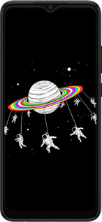 Силіконовий чехол Місячна карусель для Samsung Galaxy A03 A035F - 4136u-2499 изображение 