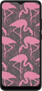 Силиконовый чехол Vintage-Flamingos для Samsung Galaxy A03 A035F - 4171u-2499 изображение 
