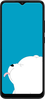 Силиконовый чехол Мишка 1 для Samsung Galaxy A03 A035F - 4358u-2499 изображение 