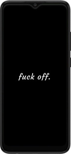 Силиконовый чехол Fuck off для Samsung Galaxy A03 A035F - 4731u-2499 изображение 