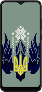 Силіконовий чехол Тризуб із крилами для Samsung Galaxy A03 A035F - 5640u-2499 изображение 