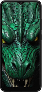 Силіконовий чехол Зелений дракон v2 для Samsung Galaxy A03 A035F - 5817u-2499 изображение 