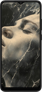 Силіконовий чехол Мармурова жінка для Samsung Galaxy A03 A035F - 6040u-2499 изображение 
