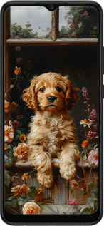 Силиконовый чехол Щенок cocker spaniel для Samsung Galaxy A03 A035F - 6136u-2499 изображение 