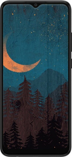 Силиконовый чехол Звездный лес для Samsung Galaxy A03 A035F - 6480u-2499 изображение 