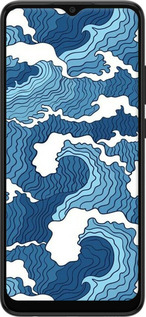 Силиконовый чехол Абстрактный рисунок морских волн для Samsung Galaxy A03 A035F - 6538u-2499 изображение 