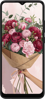 Силиконовый чехол Пионы 1 для Samsung Galaxy A03 A035F - 6705u-2499 изображение 
