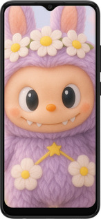 Силіконовий чехол Лабубу 1 для Samsung Galaxy A03 A035F - 6709u-2499 изображение 