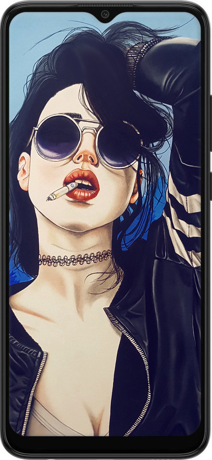 Силіконовий чехол Дівчина на стилі для Samsung Galaxy A03 A035F - 4151u-2499 изображение 