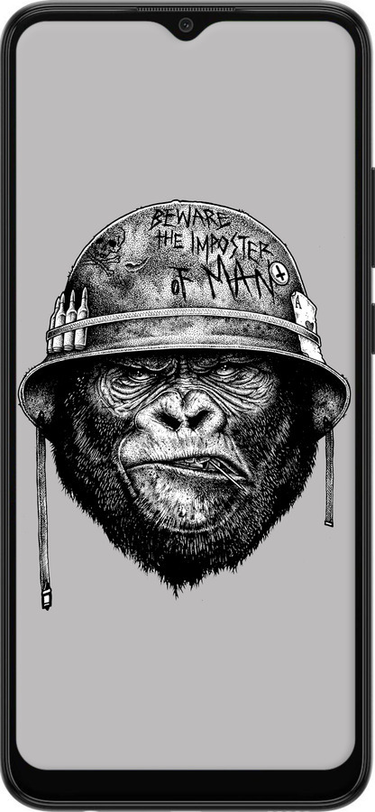Силіконовий чехол military monkey для Samsung Galaxy A03 A035F - 4177u-2499 изображение 