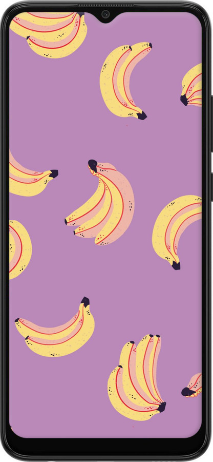 Силіконовий чехол Банани для Samsung Galaxy A03 A035F - 4312u-2499 изображение 