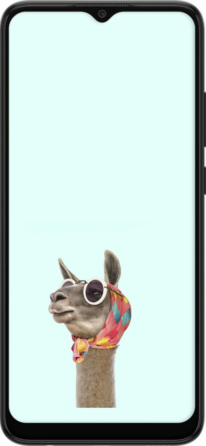 Силіконовий чехол Модна лама для Samsung Galaxy A03 A035F - 4479u-2499 изображение 