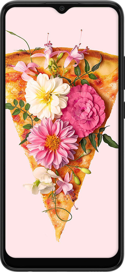 Силіконовий чехол pizza для Samsung Galaxy A03 A035F - 4492u-2499 изображение 