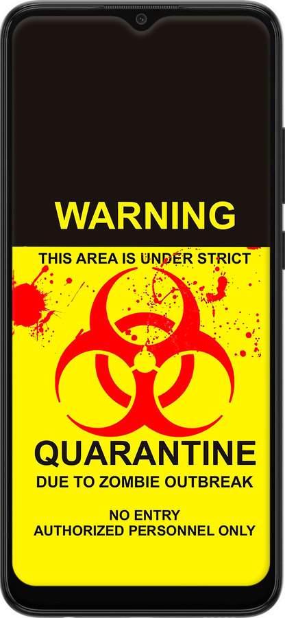 Силіконовий чехол Biohazard 9 для Samsung Galaxy A03 A035F - 4825u-2499 изображение 
