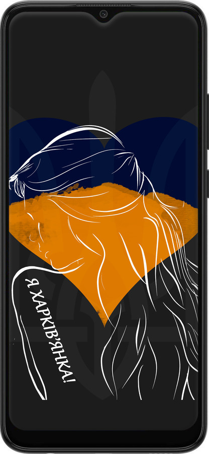 Силіконовий чехол Я Харьківчанка  для Samsung Galaxy A03 A035F - 5452u-2499 изображение 