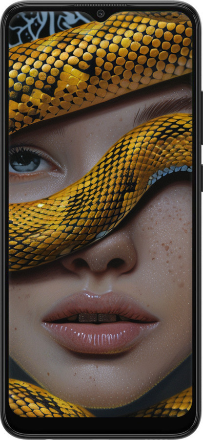 Силіконовий чехол Обійми змії для Samsung Galaxy A03 A035F - 6081u-2499 изображение 
