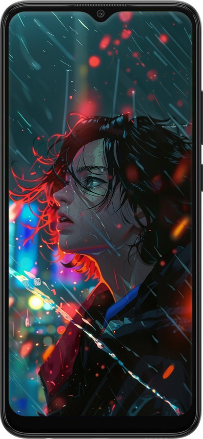 Силиконовый чехол Ночные огни для Samsung Galaxy A03 A035F - 6096u-2499 изображение 