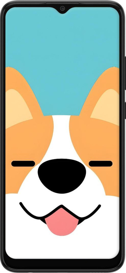 Силиконовый чехол Корги для Samsung Galaxy A03 A035F - 6280u-2499 изображение 