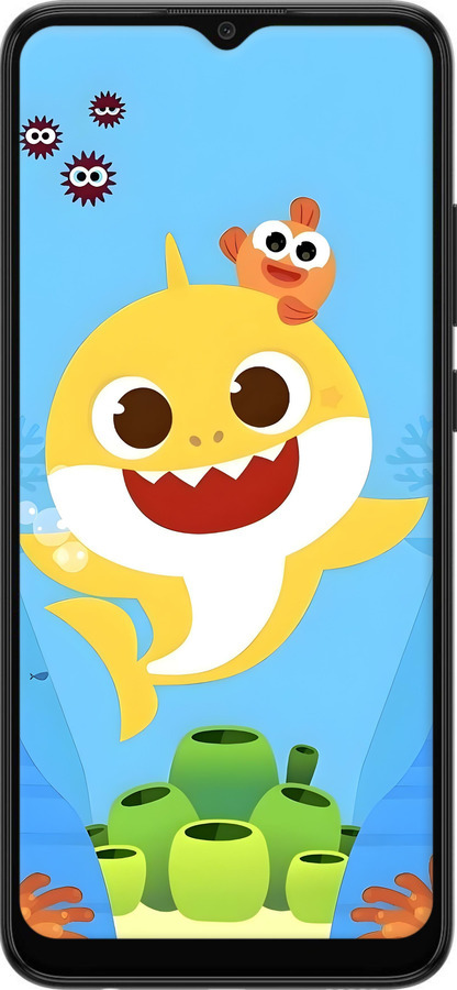 Силіконовий чехол Бейби Шарк для Samsung Galaxy A03 A035F - 6303u-2499 изображение 