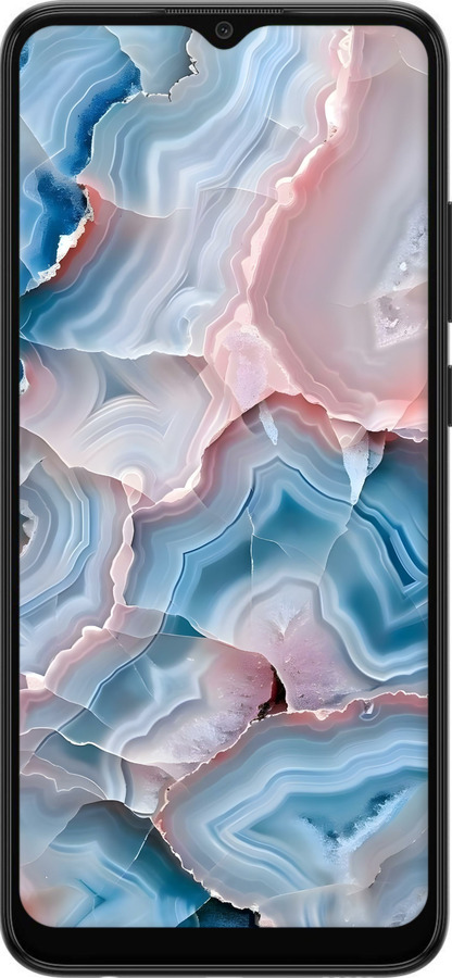 Силиконовый чехол Мрамор для Samsung Galaxy A03 A035F - 6306u-2499 изображение 