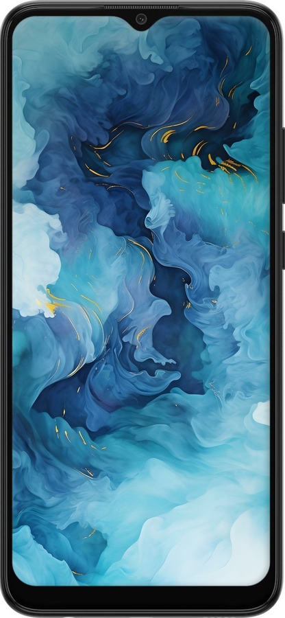 Силиконовый чехол Акварель для Samsung Galaxy A03 A035F - 6320u-2499 изображение 