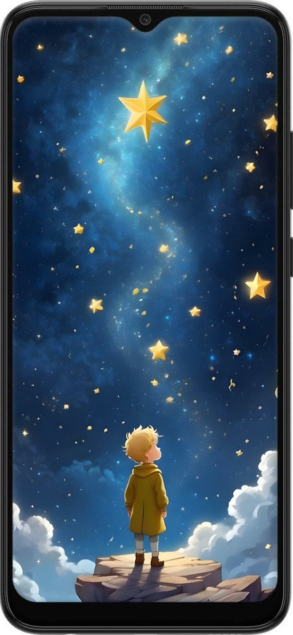 Силіконовий чехол Маленький принц для Samsung Galaxy A03 A035F - 6326u-2499 изображение 