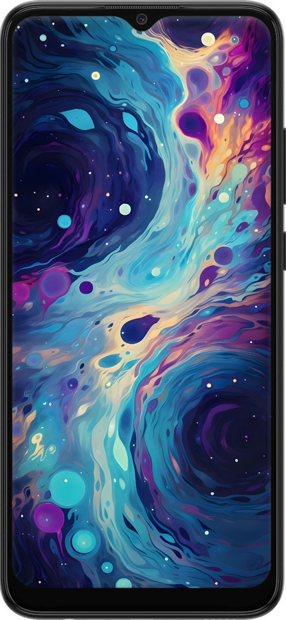 Силиконовый чехол Арт акварель для Samsung Galaxy A03 A035F - 6329u-2499 изображение 